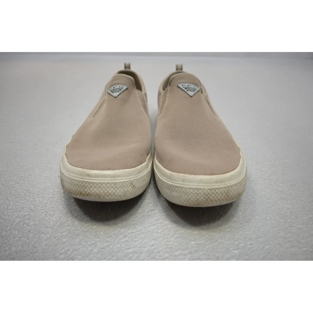 Columbia PFG Bahama Vent Slip On Mens 11.5 Tan Good YM0746-271‎ Boat Shoes